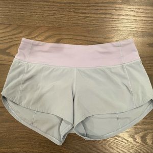 Lululemon speed up shorts 2.5 inseam size 2